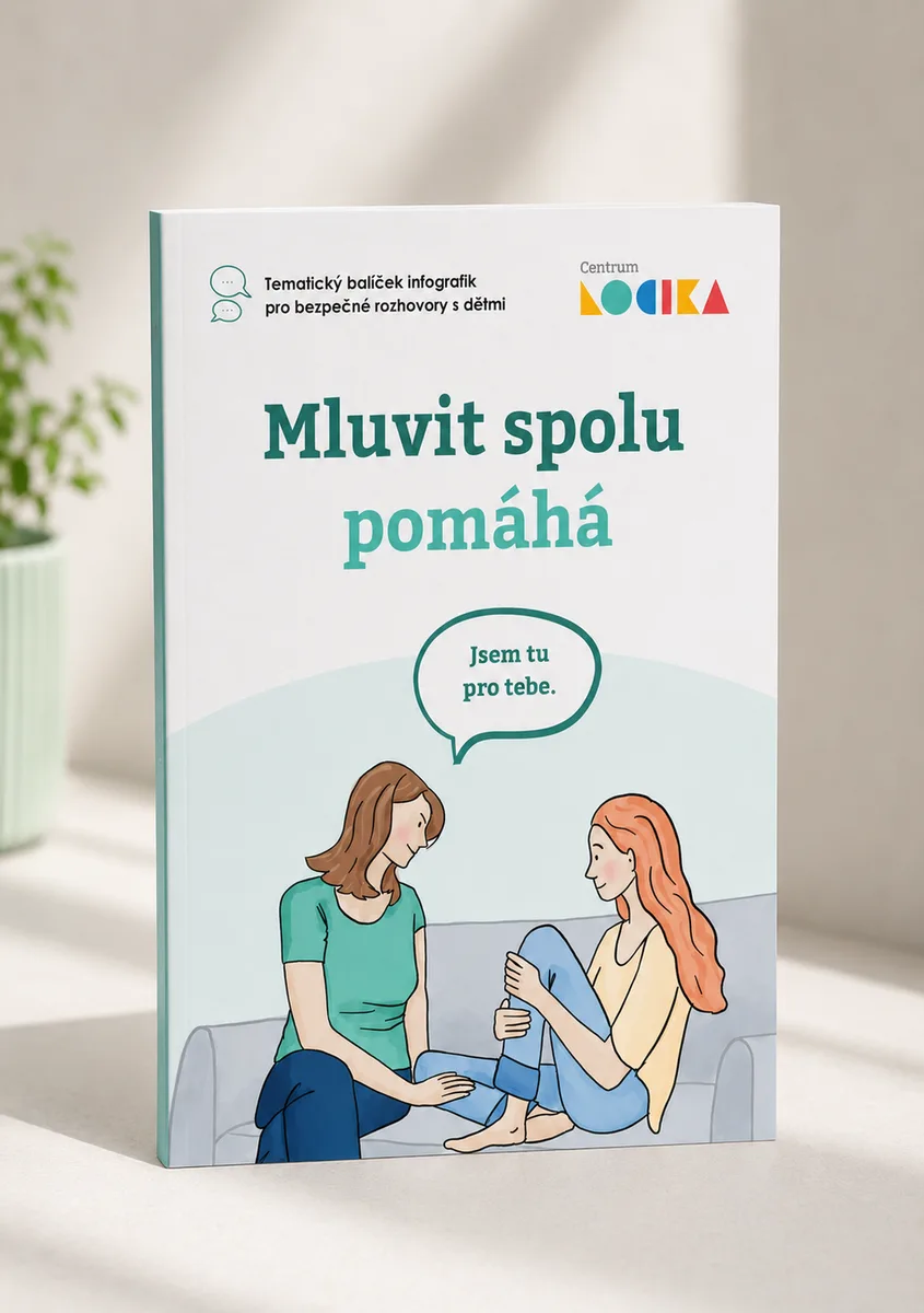 Sada infografik Mluvit spolu pomáhá